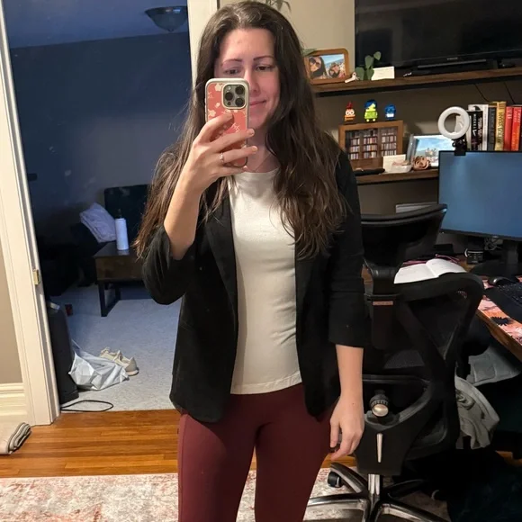 NWT SKIES ARE BLUE Faux Suede Blazer - Picture 2 of 14